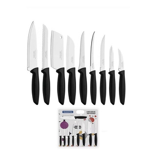 Kit 2 Jogos De Facas Plenus 9 Peças Aço Inox Tramontina Kit 2 Jogos De Facas Plenus 9 Peças Aço Inox Tramontina