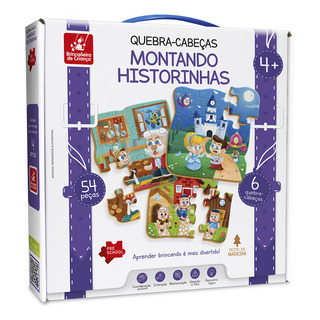 Quebra-cabeca Infantil Educativo Montando Historinhas Quebra-cabeca Infantil Educativo Montando Historinhas