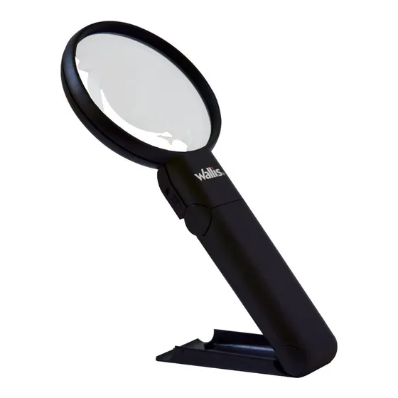 Lupa Multi-ángulo Con Luz Led 2x Y 4x Wallis