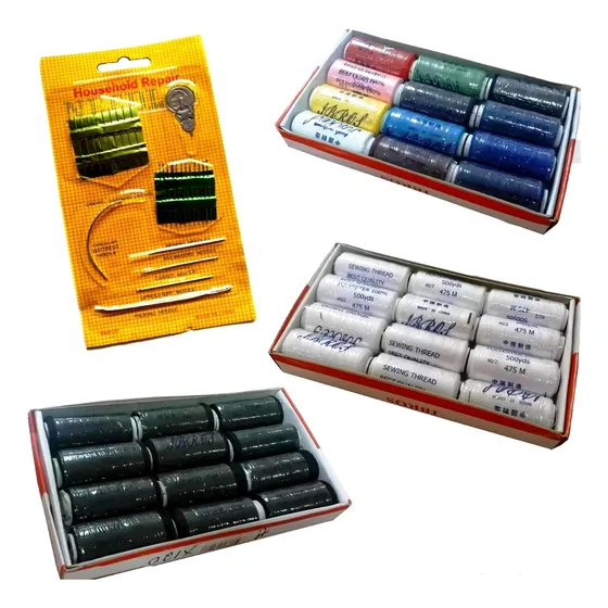 36 Carretes De Hilo Para Coser 100% Polyester Varios Colores
