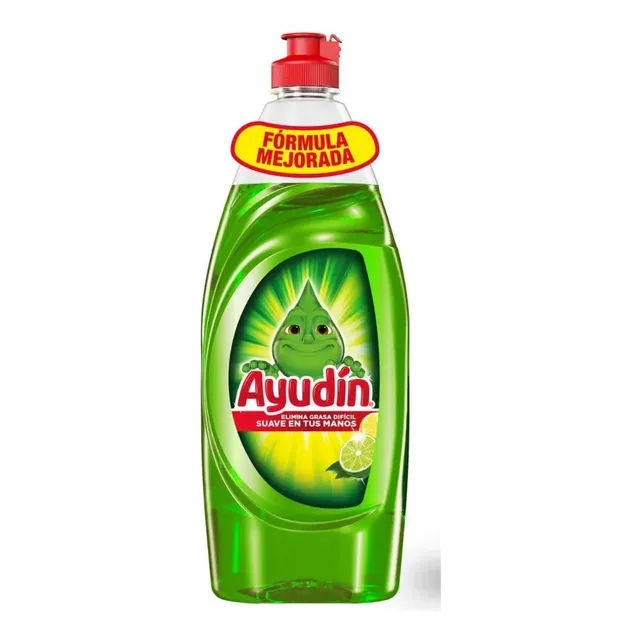 Lavavajillas Líquido Ayudín Lima Y Limón 640 Ml
