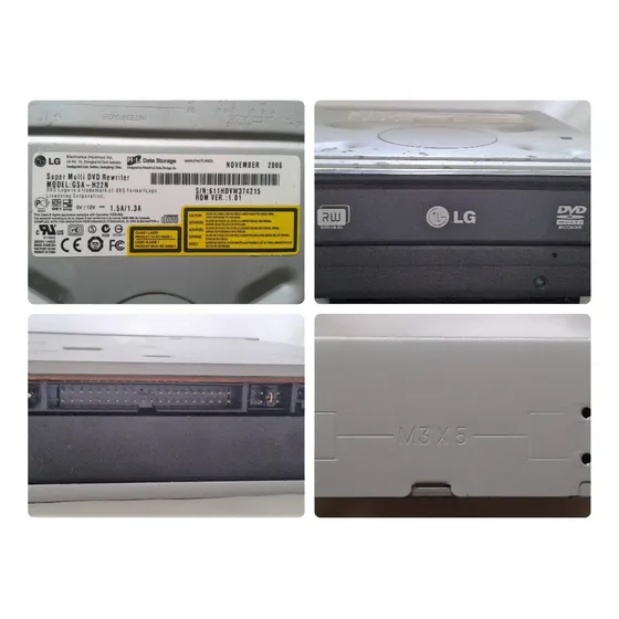 Unidad Cd  Ide  LG Super Multi Dvd Rewriter Model: Gsa-h22n