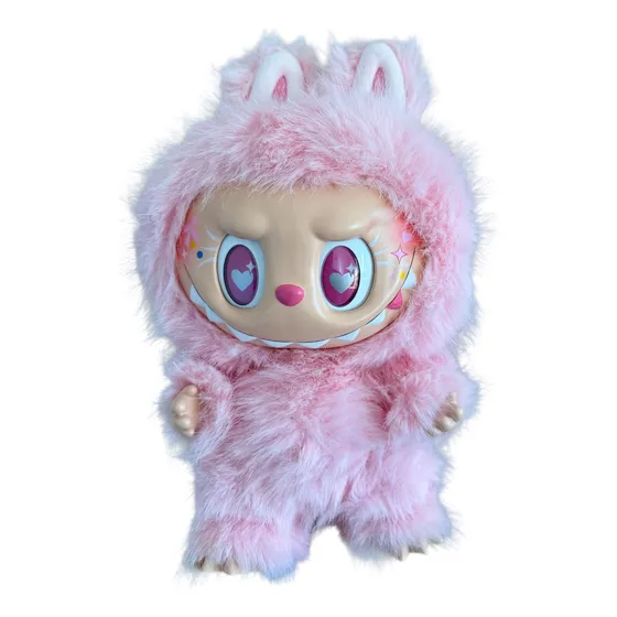 Peluche Labubu Grande De 40cm Rosa