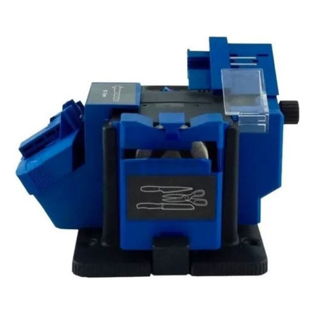 Afilador Multiuso Kld Mecha Cuchillo Tijera Formones Color Azul Afilador Multiuso Kld Mecha Cuchillo Tijera Formones Color Azul