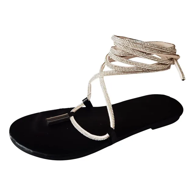 Sisit Ballerina Flat Sandals For Dama With Criss Cross
