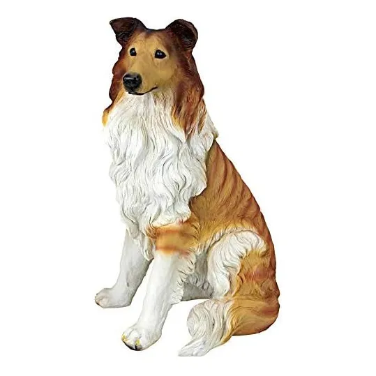 Design Toscano - Estatua De Cachorro Collie Brown