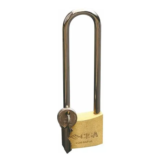 Candados Cisa Arco Largo Para Cavas Latón 50mm Acero