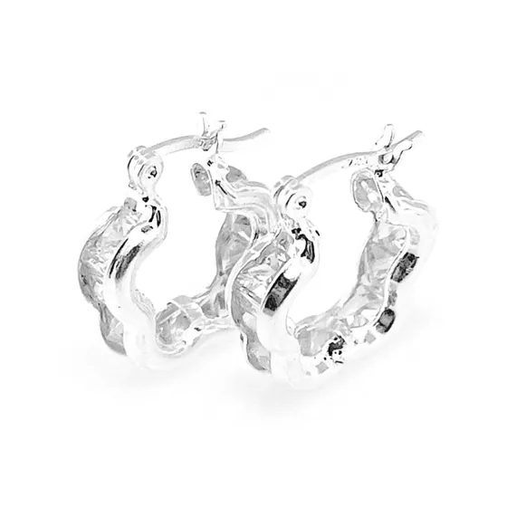 Arracadas De Plata Combo 3 Pares Con Zirconias Elegir Figura