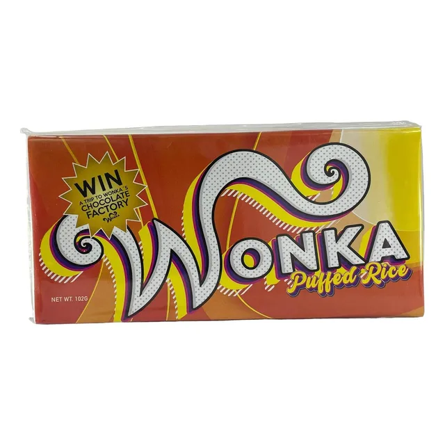 Barra De Chocolate Wonka Sabor Puffed Rice