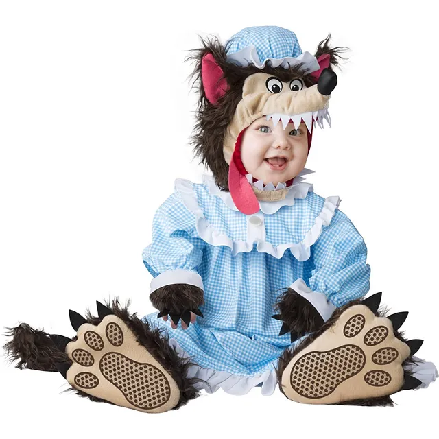 Disfraz Lobo Feroz Bebe Talla 0 A 12 Meses Halloween Nuevo