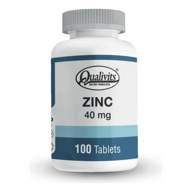 Qualivits® Zinc 40mg X 100 Tabletas
