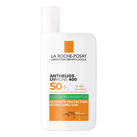 Protector Solar La Roche-Posay Anthelios UVMune 400 Oil Control SPF 50+ 50 ml - Fluido Invisible Piel Grasa