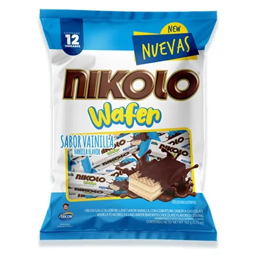 Nikolo Choco Wafer Fresa 13.5g Arcor - 57101391