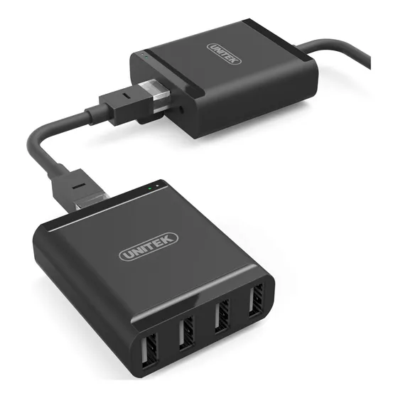 Cable Extension Utp 4 Unidad Usb Color Negro