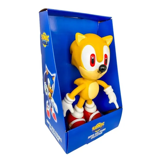 Boneco Super Sonic Amarelo Collection  Grande Articulado
