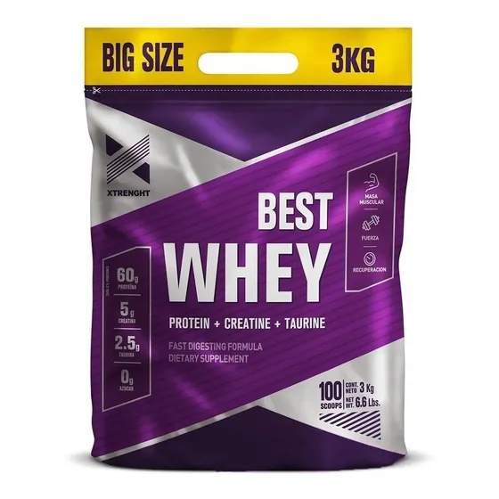 Xtrenght Best Whey Protein Proteina De Suero  X 3 Kg