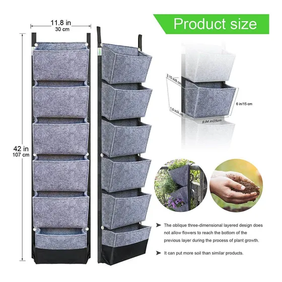Newkits Nuevo Jardin Colgante Vertical Para Pared Maceta