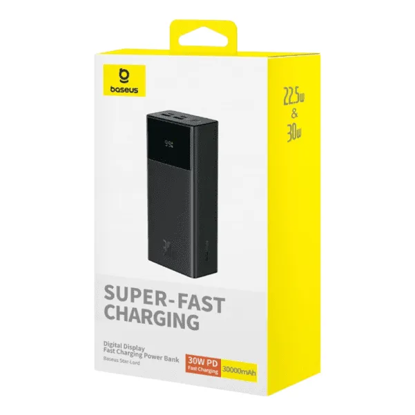 Power Bank Baseus 30.000 Mah 30w Star Lord