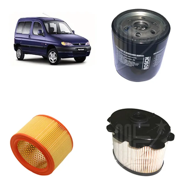 Kit 3 Filtros Partner Berlingo 1.9 Diesel