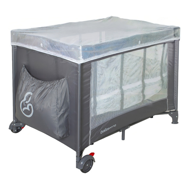Berço Para Bebe Cercado Tela Galzerano Portátil Triton 2035 Cor Grafite Berço Para Bebe Cercado Tela Galzerano Portátil Triton 2035 Cor Grafite