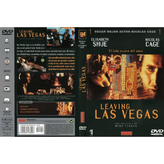 Adios A Las Vegas - Nicolas Cage - Adicciones - Dvd