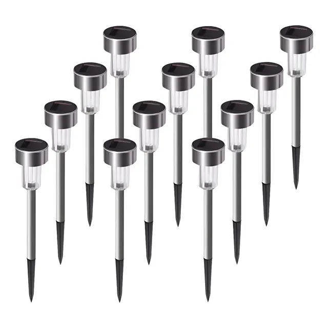 Packx24 Estacas Solares De Camino Para Jardín Impermeables