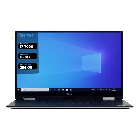 Notebook Dell Xps 9365 Intel I7 7th 16gb 256gb Ssd M2 Touch