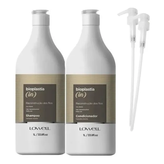 Lowell  Bioplastia In Reconstrução Dos Fios  Kit 1l + Brinde