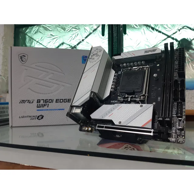 Motherboard Msi Mpg B760i Edge Wifi Gaming Lga 1700 Ddr5 Blanco