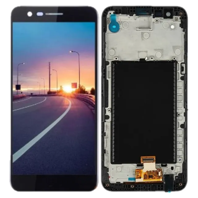 Tela Frontal Display Compativel LG K10 2017 M250ds Preto