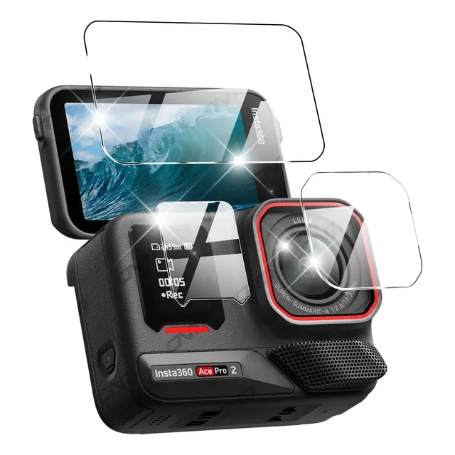 Lamina De Vidrio Templado Para Insta360 Ace Pro 2 - Telesin
