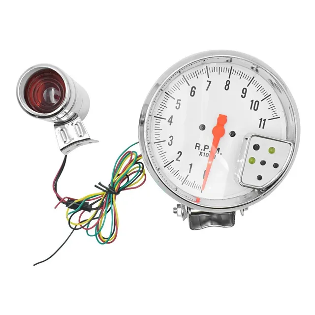 Tacómetro 5puLG Chismoso Luz 7 Colores
