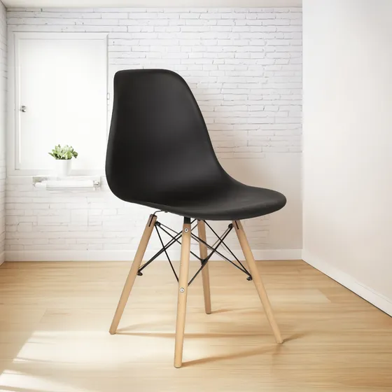 Silla Eames Moderna Estilo Minimalista Sala Comedor Cocina