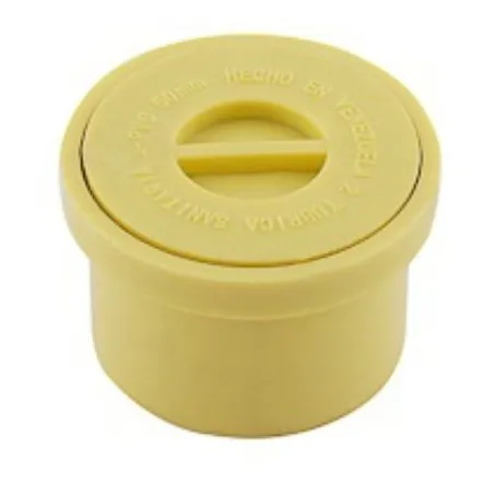 Tapon D/registro Pvc 75mm 3puLG Aguas Negras Tubrica 5 Unid
