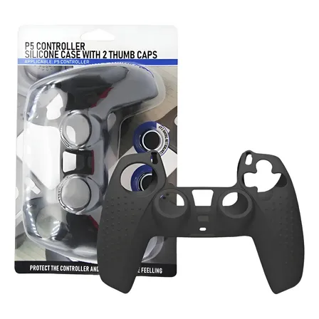 Funda Protectora Silicona Mando Dualsense Ps5 Color Negro Negro
