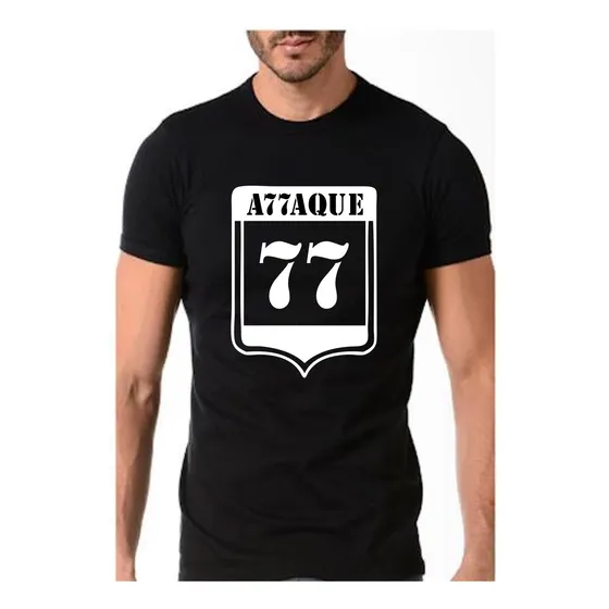 Franela Attaque 77 Punk Rock Hard Core Argentin 100% Algodon