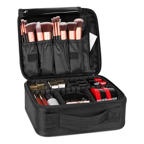 Maleta Maquillaje Portátil Cartera Cosméticos Organizador