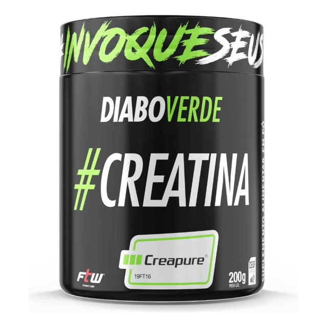 Diabo Verde Creatina Creapure 200g - Ftw Diabo Verde Creatina Creapure 200g - Ftw