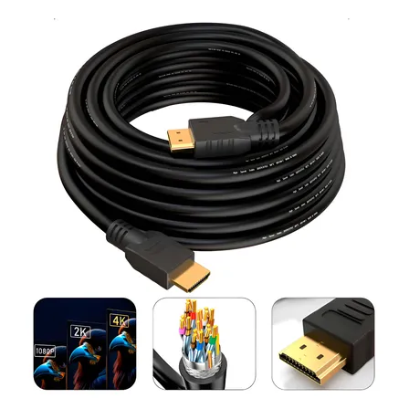 Cable Hdmi 15 Metros Full Hd 1080 Version 1.4 Alta Calidad