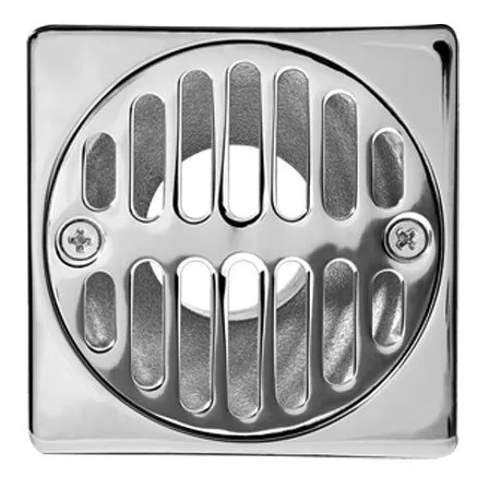 Rejilla Estandar Para Piso Fp Cromada 10x10cm Centro Piso