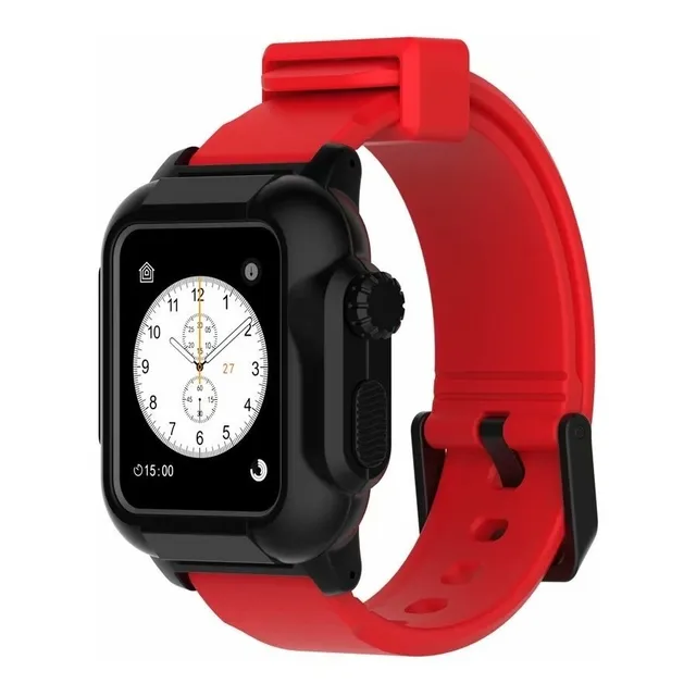 Case Forro Bumper Apple Watch Correa Black 44mm Tienda