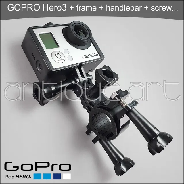 A64 Camara Accion Gopro Hero3 Frame Handlebar Bike Moto