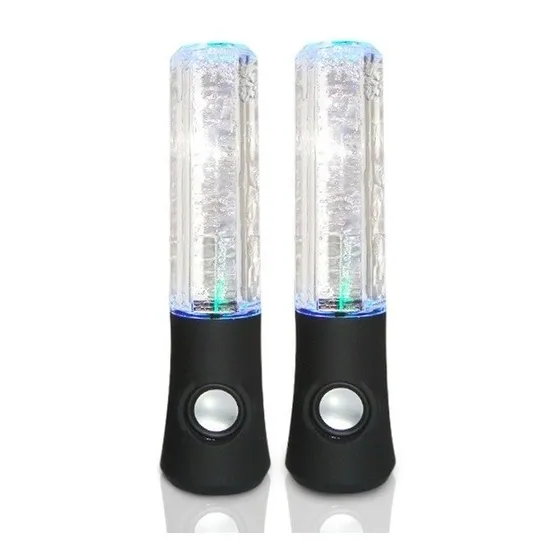 Parlantes De Computadora Pc Notebook Dancing Water Led Rgb