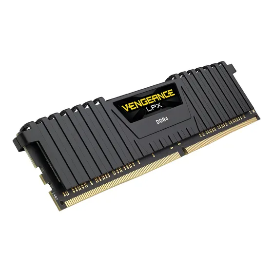 Memória RAM Vengeance LPX preto 8GB 1 Corsair CMK8GX4M1A2400C14