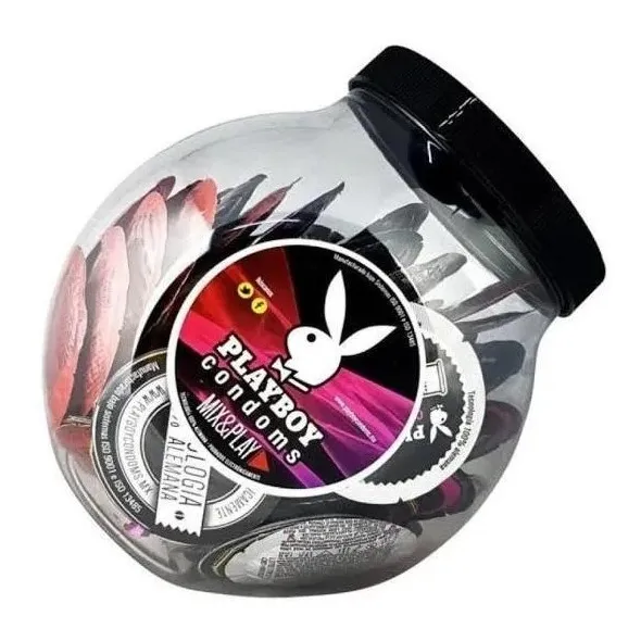 100 Preservativos Condones Playboy Mix&play Condón Lubricado