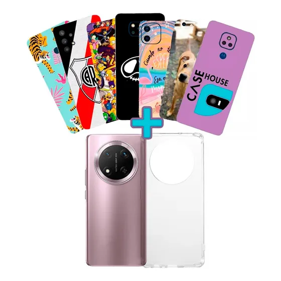 Funda Y Protector Personalizado Reforzado Para Honor Magic 7 Lite