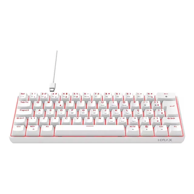 Teclado MecĂąnico Gamer Hyrax Thunder, Led Red, Huano, Abnt2 Teclado MecĂąnico Gamer Hyrax Thunder, Led Red, Huano, Abnt2