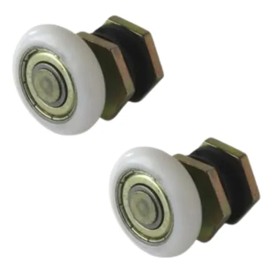 2 Roldanas Rodizio Para box Blindex Janela Porta De Vidro 8mm