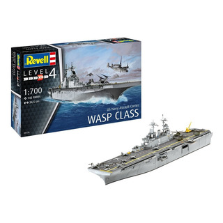 Assault Carrier Uss Wasp Class By Revell # 5178 1/700 Assault Carrier Uss Wasp Class By Revell # 5178 1/700