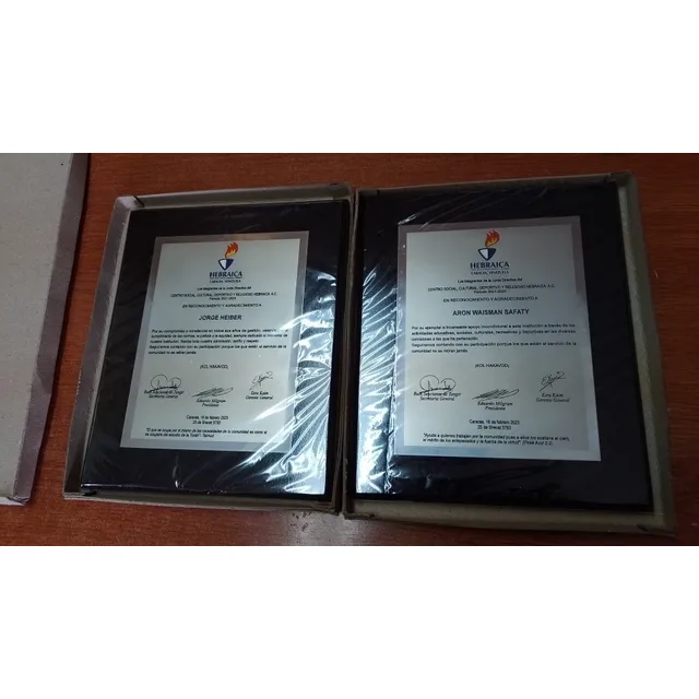 Placa De Reconocimiento